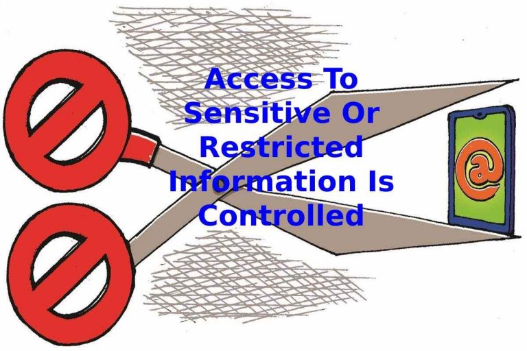 Brief – Access To Sensitive Or Restricted Information Is Controlled