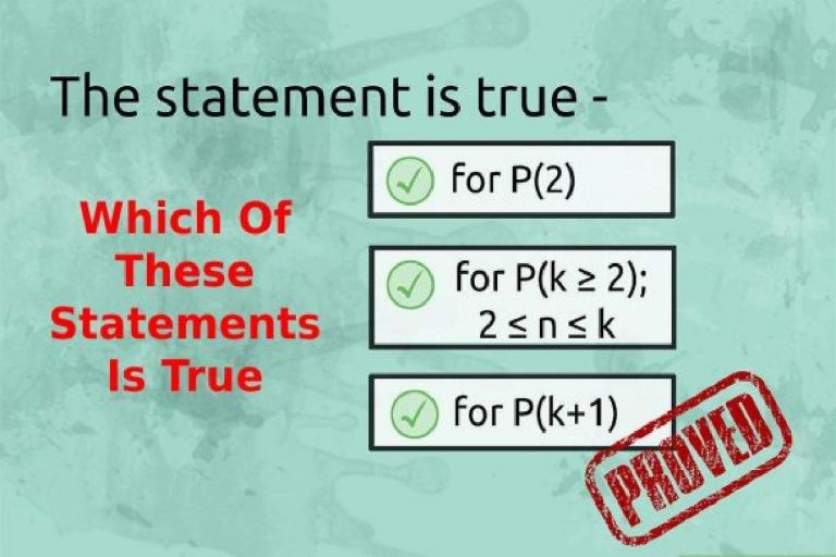 Which Of These Statements Is True – Complete Information