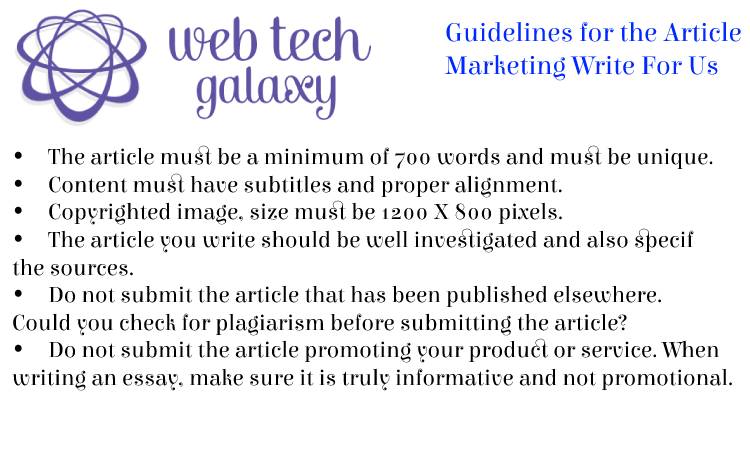 Guidelines web Marketing galaxy Write For Us