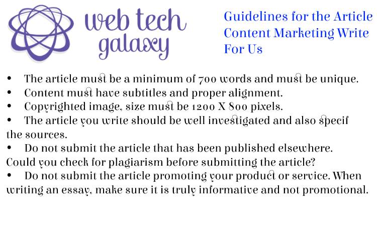 Guidelines web tech galaxy  Content Marketing Write For Us