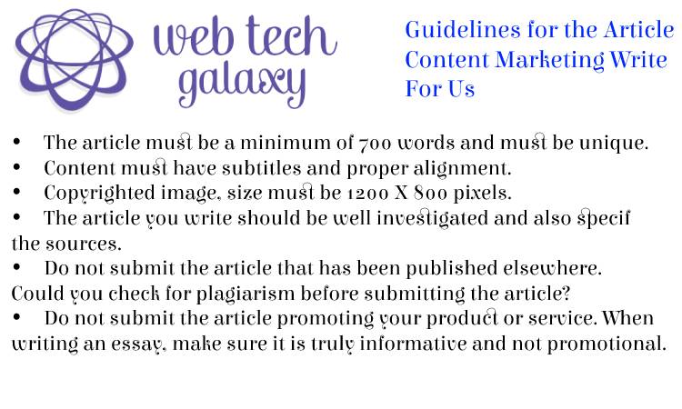 Guidelines web tech galaxy Content Marketing Write For Us