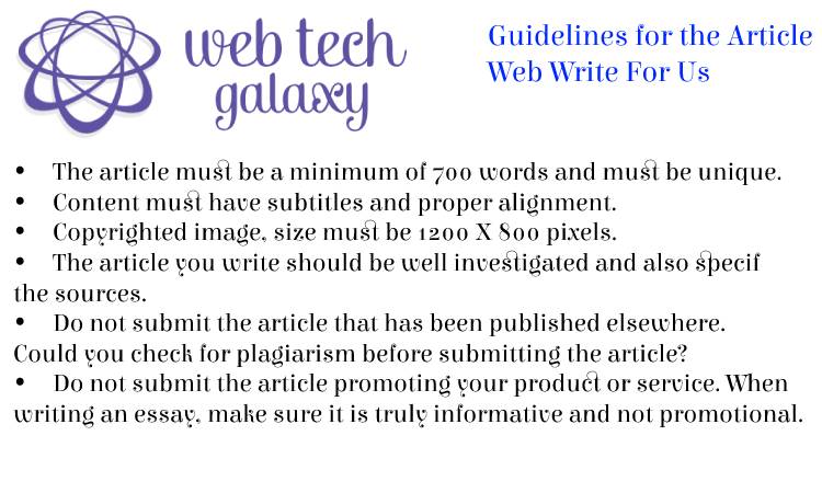 Guidelines web tech galaxy Web Write For Us