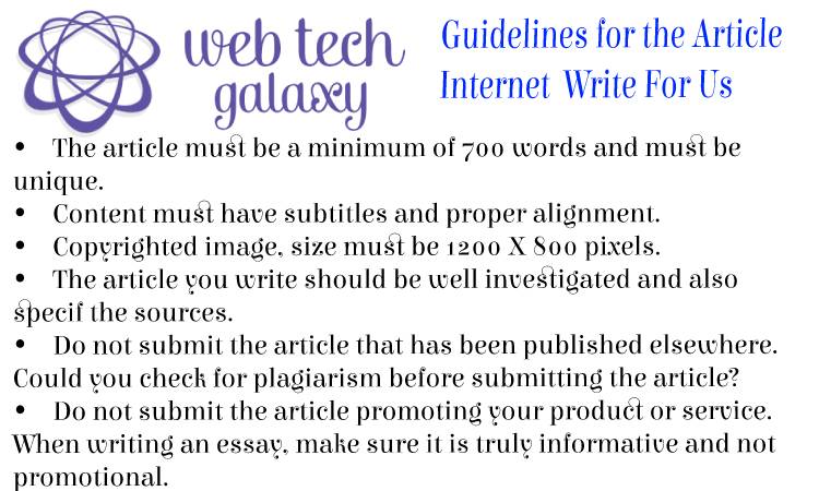 Guidelines web tech galaxy Internet Write For Us