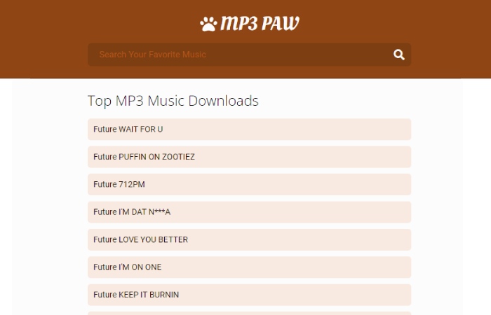 mp3paw music