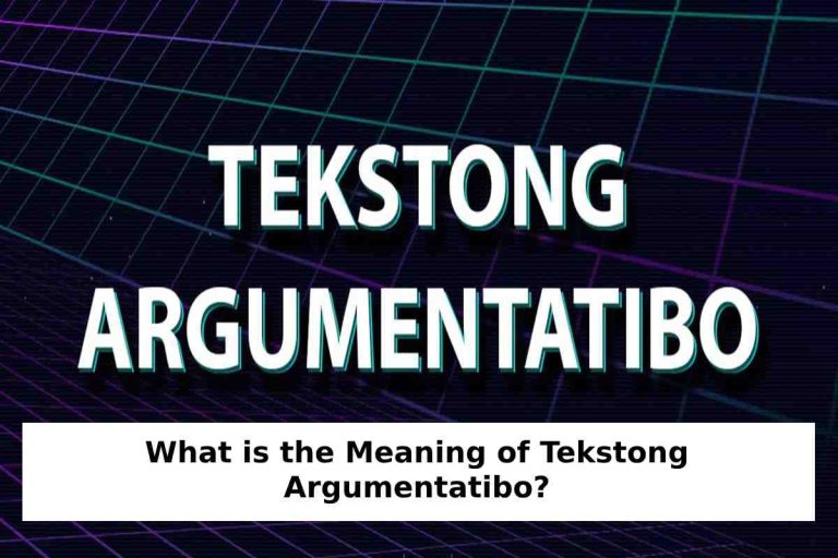 What is the Meaning of Tekstong Argumentatibo?
